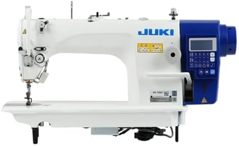 JUKI DDL 7000A Machine à coudre industrielle - Coupe-fil - Entièrement automatique - Machine à coudre - COMPLET (avec table et rack)