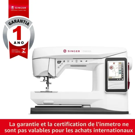 Singer Machine à broder, EM9305, Bivolt avec logiciel creativate Gold