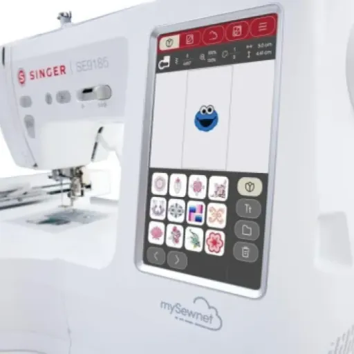 Test Singer SE9185 : la machine à coudre/broder connectée qui fait (presque) tout toute seule