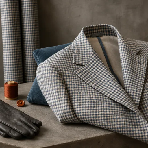 Tissu vichy en coton et lin : le classique couture qui structure vos créations haut de gamme