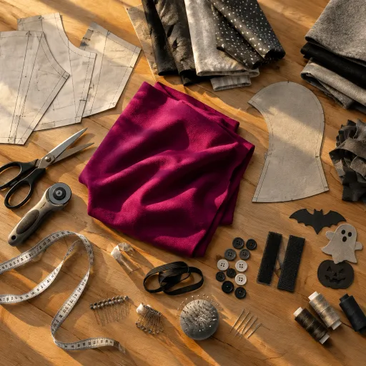 Costume d'Halloween cousu maison : patrons rapides et tissus à petit budget