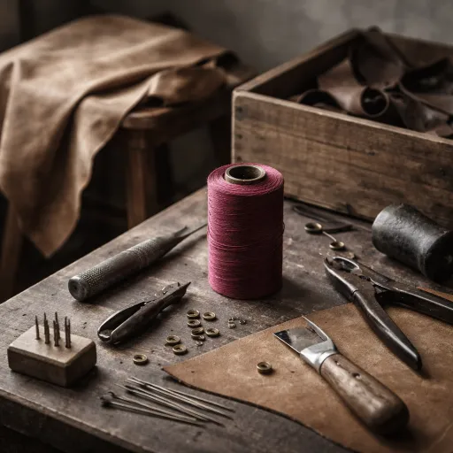 Les meilleurs accessoires pour une couture du cuir raffinée à la maison