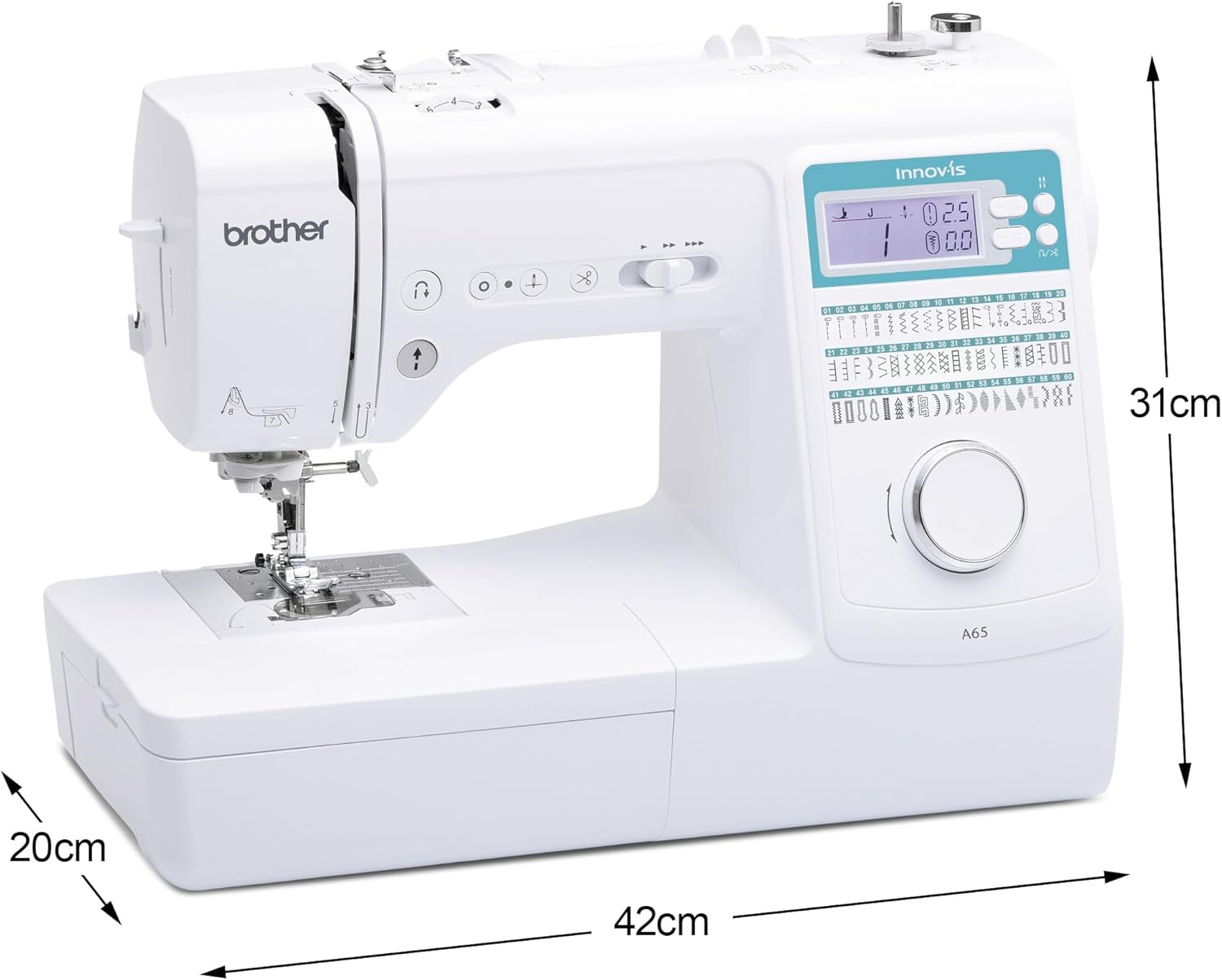 Machine à Coudre Innov-is A65 - Garantie 5 Ans - Votre Alliée Créative Ultime
