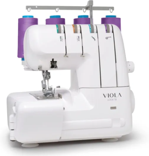 LOOK T8 Surjeteuse avec Différentiel, Enfilage Simplifié, Machine à Coudre Overlock Facile à Utiliser 2/3/4 Fils, Lumière LED, Silencieuse