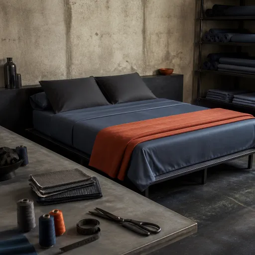 Percale de coton : le tissu d’exception pour une literie de créateur