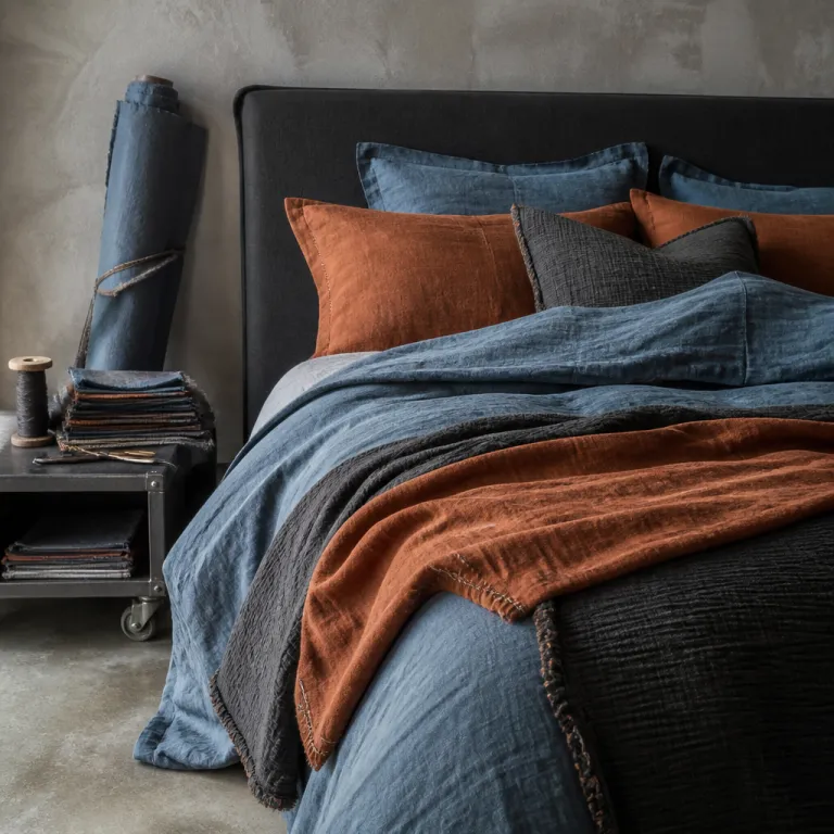 Parure de lit en gaze de coton : le choix haute couture pour une chambre textile créative