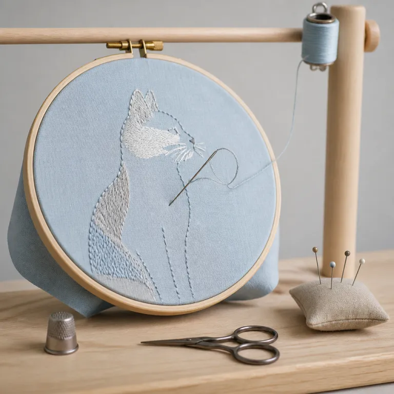 Un chat dans l’aiguille : l’art de la broderie contemporaine pour créateurs exigeants